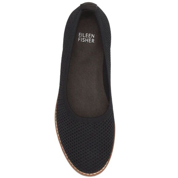Eileen Fisher Etta Knit Slip-On Wedge Flat Shoe Size 7 - Picture 4 of 11